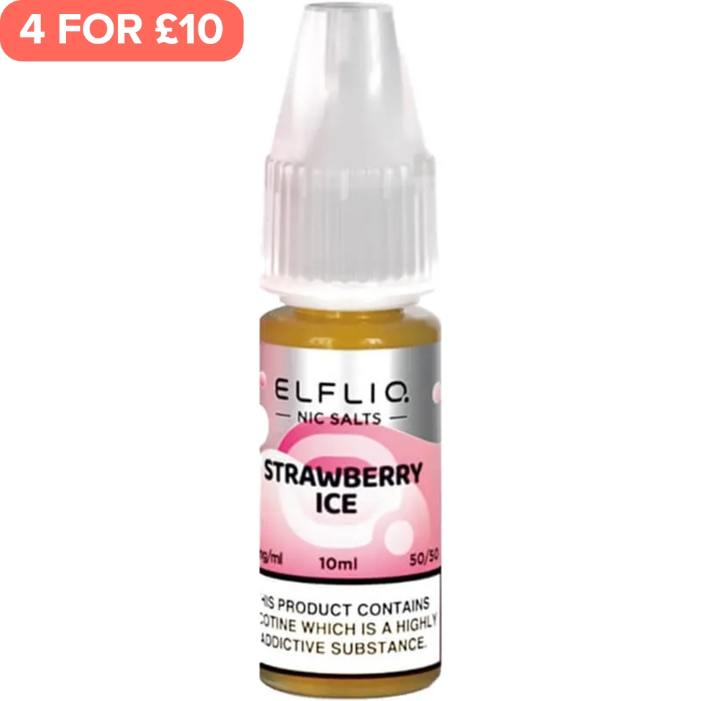 Strawberry Ice ELFLIQ by Elf Bar E-Liquid 10ml