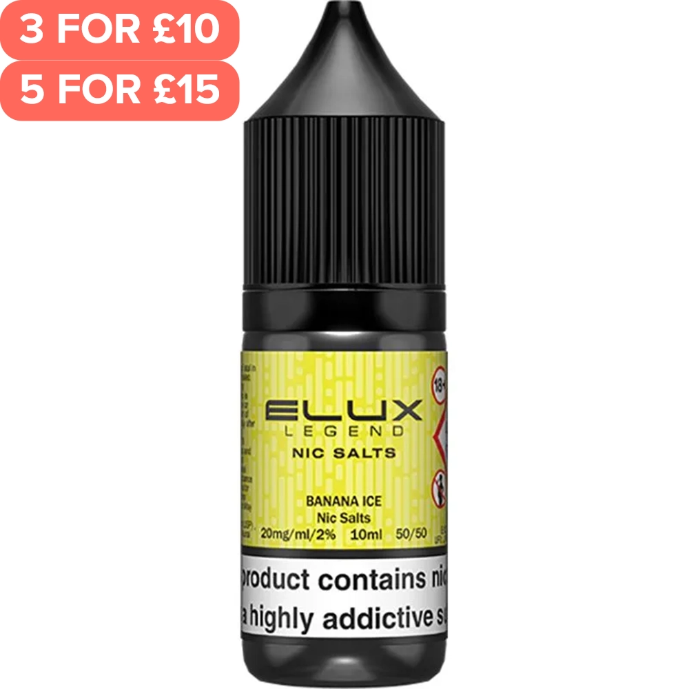 Banana Ice ELUX Legend Nic Salts E-Liquid 10ml