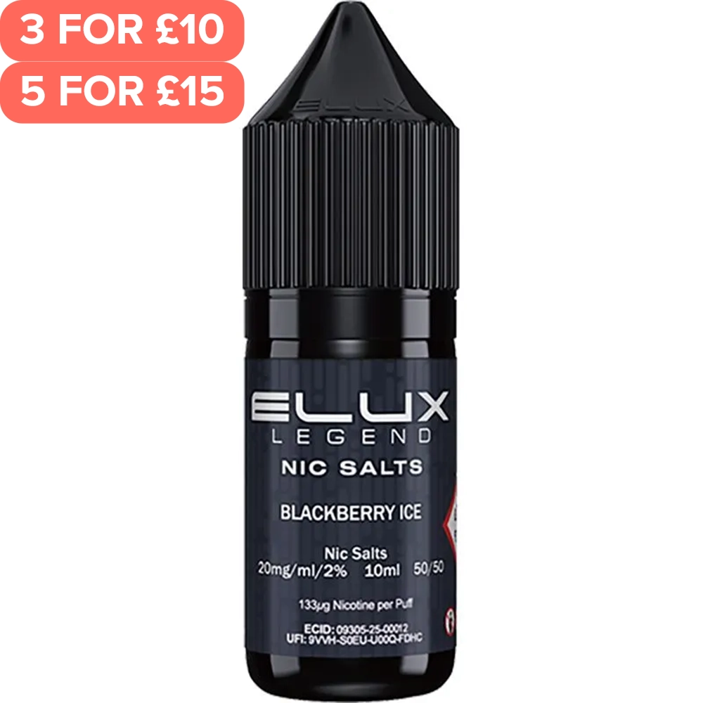Blackberry Ice ELUX Legend Nic Salts E-Liquid 10ml
