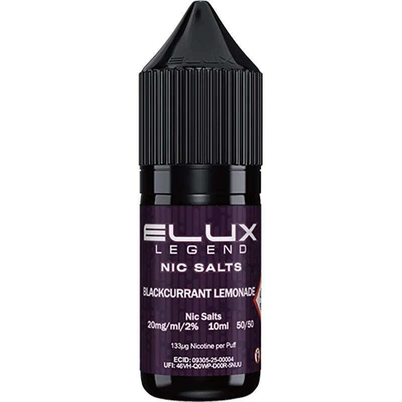 ELUX Legend Nic Salts Blackcurrant Lemonade E-Liquid 10ml