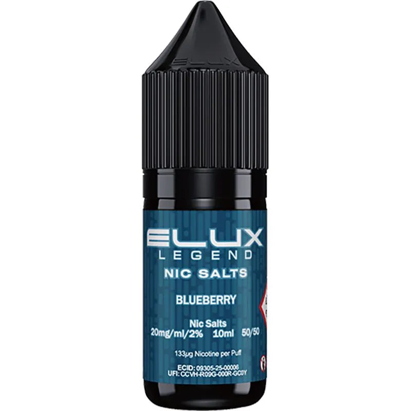 ELUX Legend Nic Salts Blueberry E-Liquid 10ml