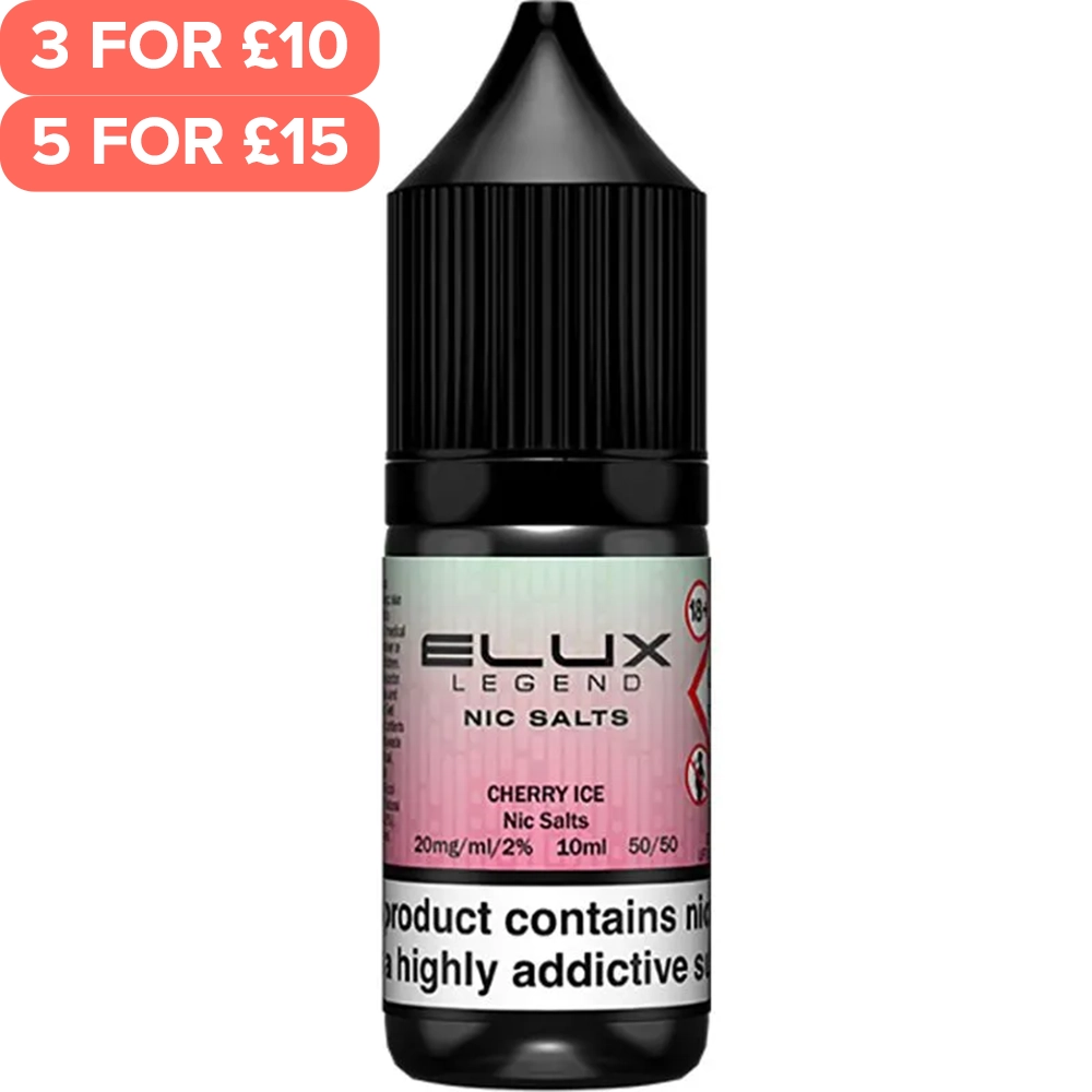Cherry Ice ELUX Legend Nic Salts E-Liquid 10ml