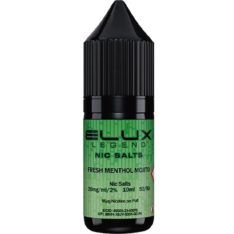 ELUX Legend Nic Salts Fresh Menthol Mojito E-Liquid 10ml