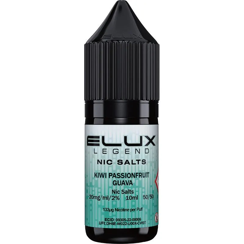ELUX Legend Nic Salts Kiwi Passionfruit Guava E-Liquid 10ml