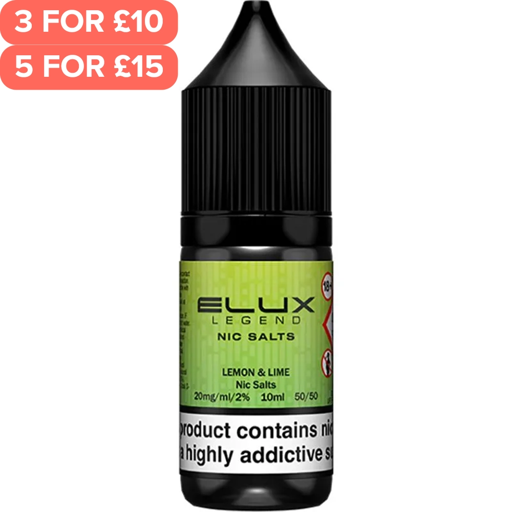 Lemon & Lime ELUX Legend Nic Salts E-Liquid 10ml