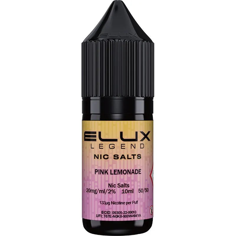 ELUX Legend Nic Salts Pink Lemonade E-Liquid 10ml