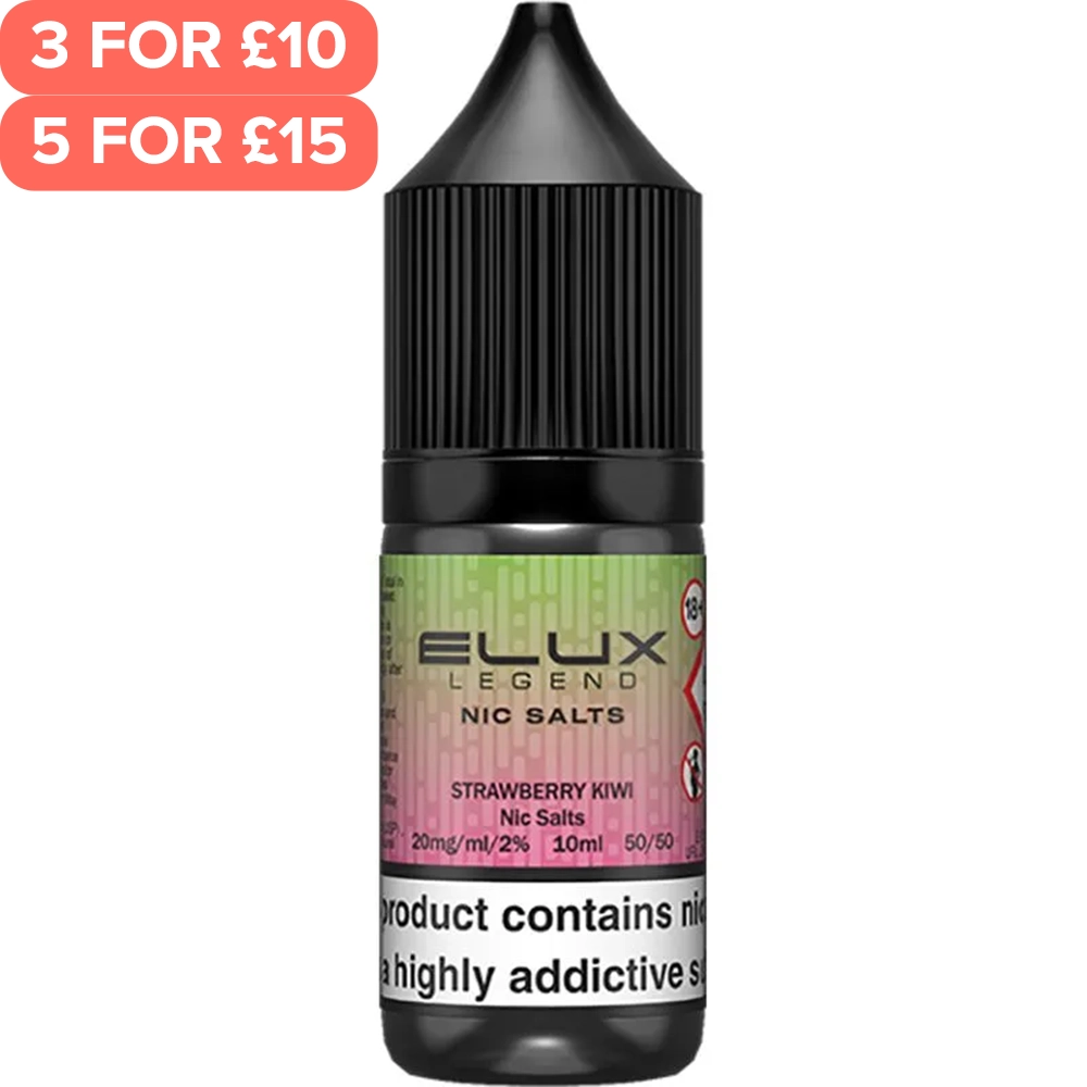 Strawberry Kiwi ELUX Legend Nic Salts E-Liquid 10ml