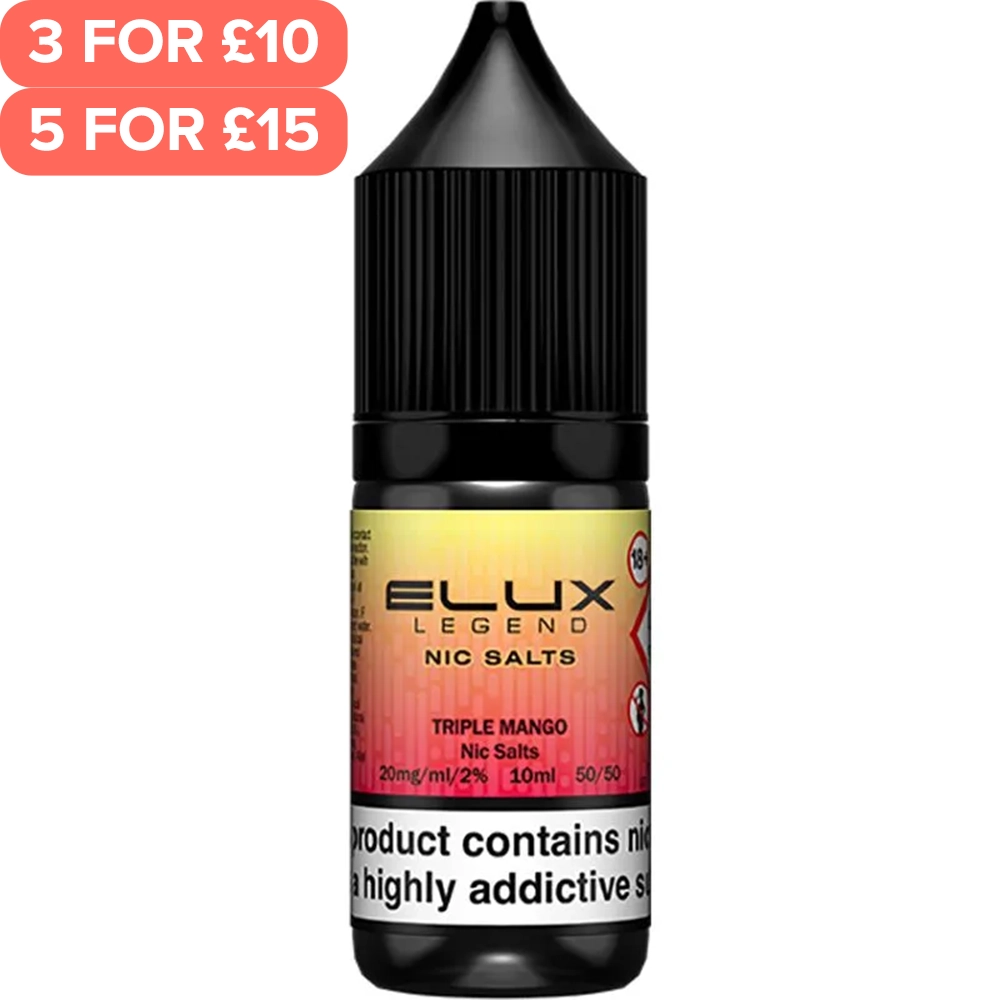 Triple Mango ELUX Legend Nic Salts E-Liquid 10ml
