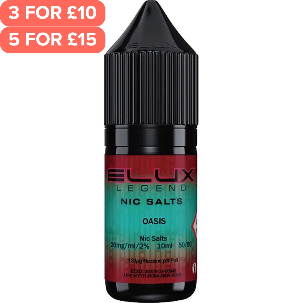 Oasis ELUX Legend Nic Salts E-Liquid 10ml