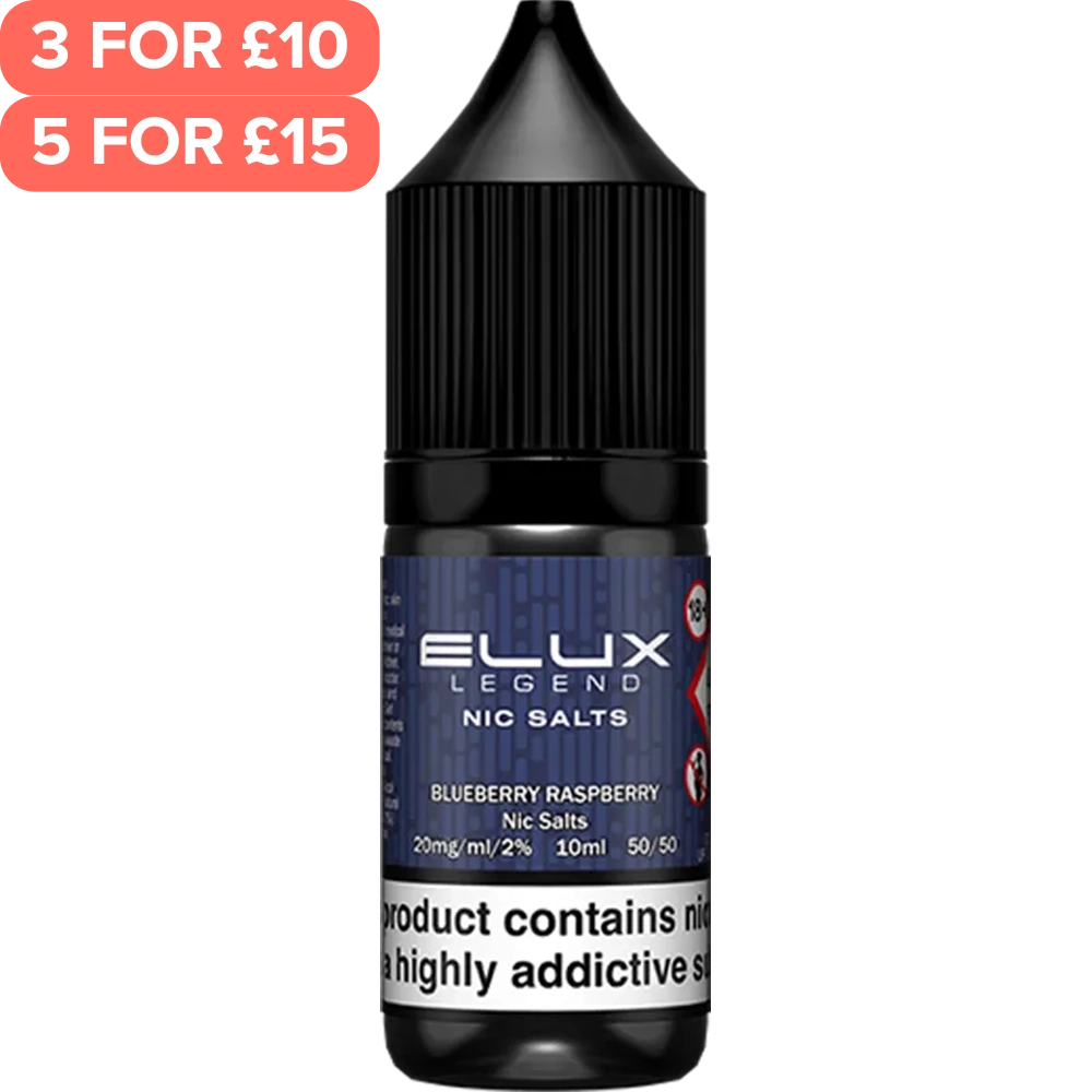 Blueberry Raspberry ELUX Legend Nic Salts E-Liquid 10ml