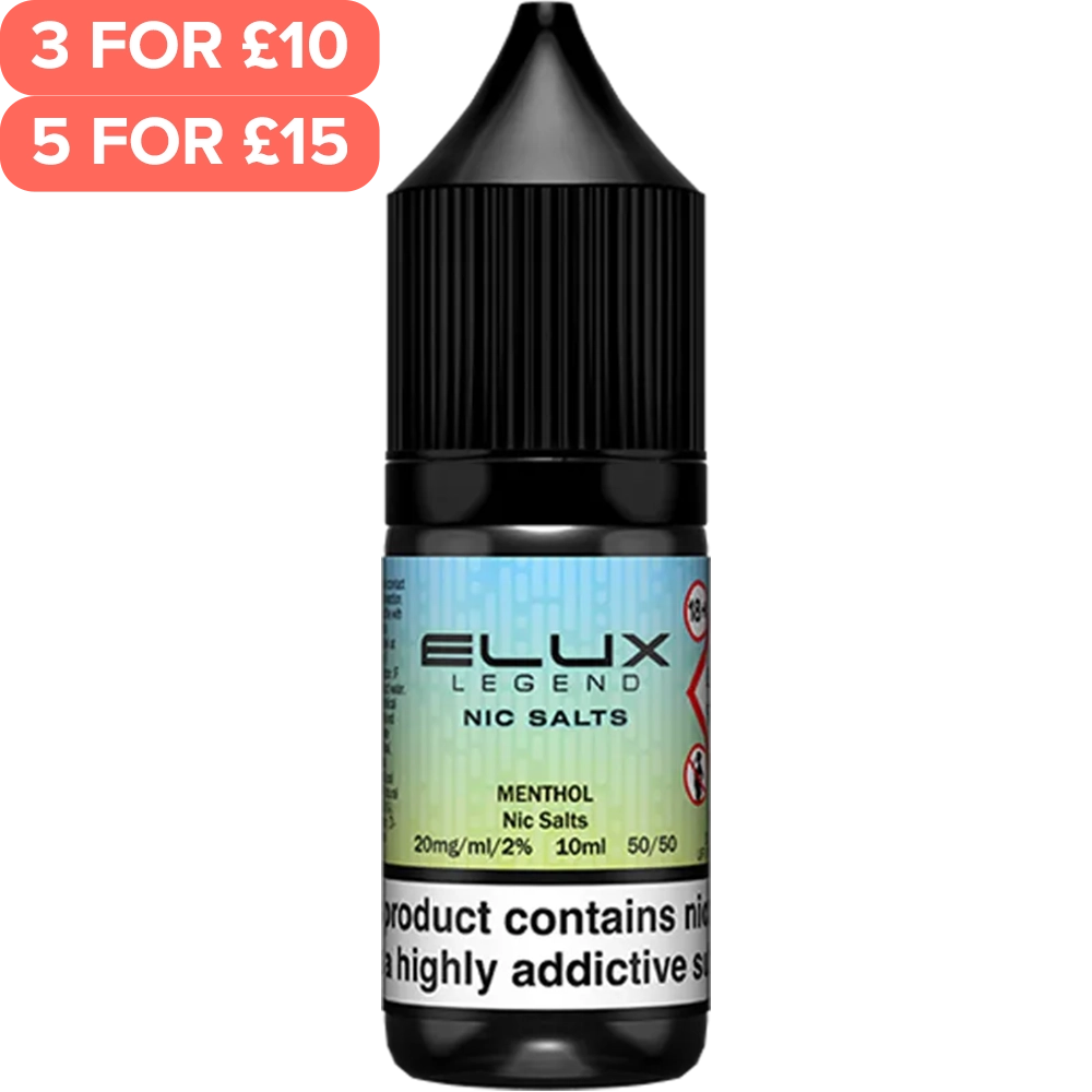 Menthol ELUX Legend Nic Salts E-Liquid 10ml