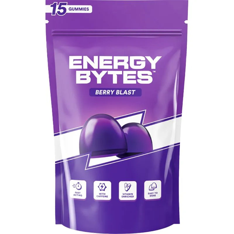 Berry Blast Energy Bytes Caffeine Gummies 15 Pack