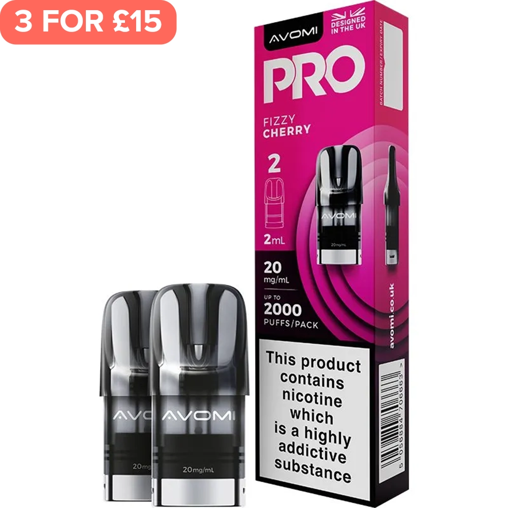 Fizzy Cherry Avomi PRO Pods 2 Pack