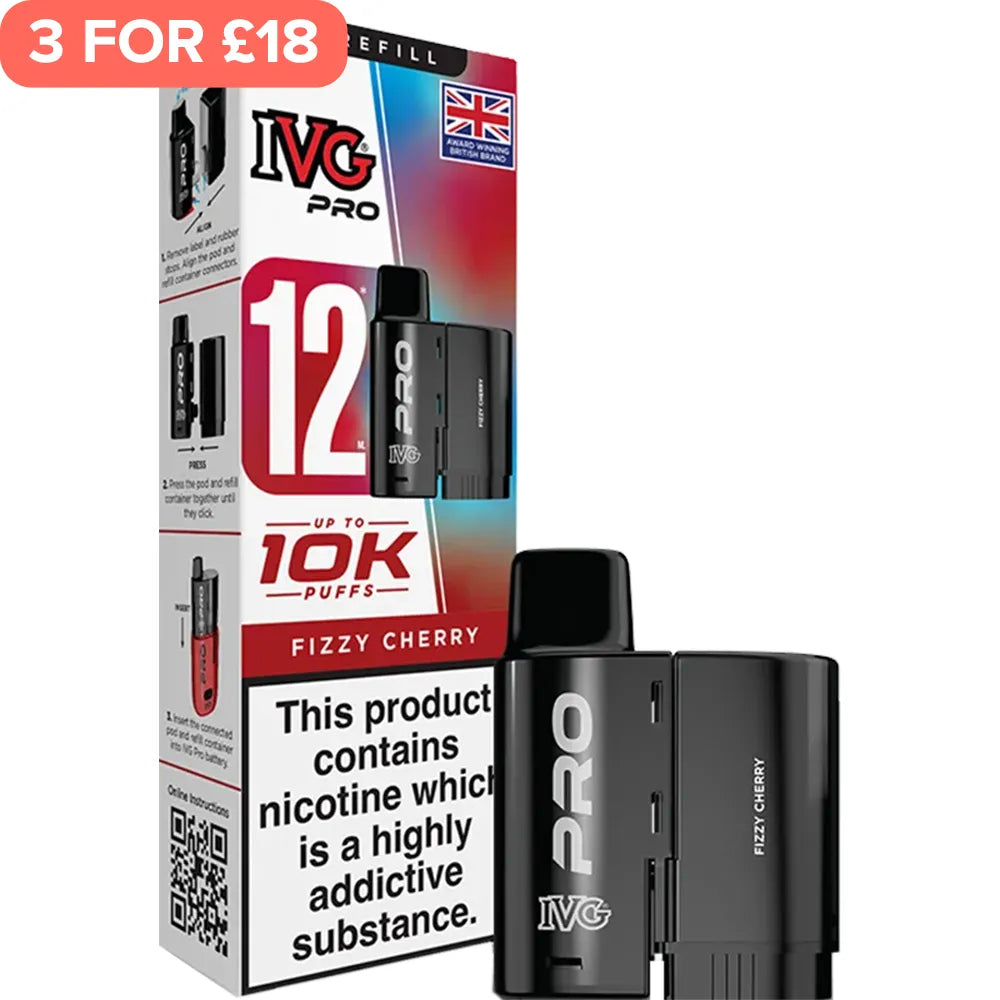 Fizzy Cherry IVG Pro Pod & Refill 12ml