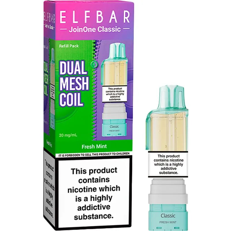 Fresh Mint Elf Bar JoinOne Classic Pod & Refill 12ml