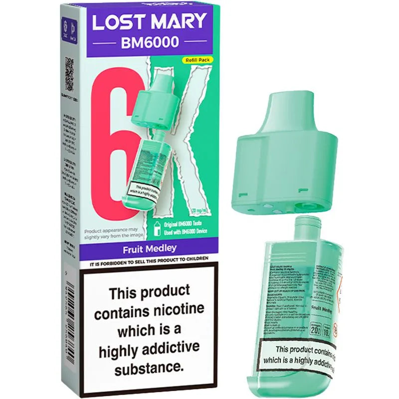 Fruit Medley Lost Mary BM6000 Pod & Refill 12ml