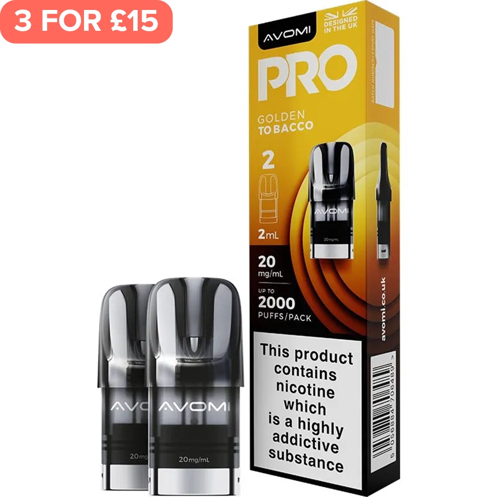 Golden Tobacco Avomi PRO Pods 2 Pack