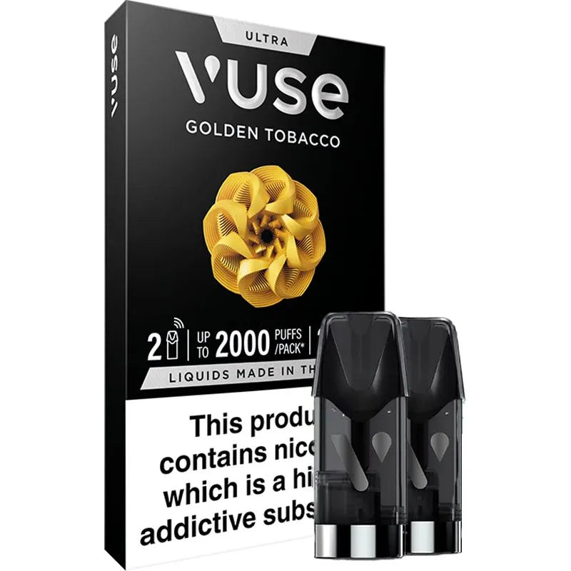 Golden Tobacco Vuse Ultra Pods 2 Pack