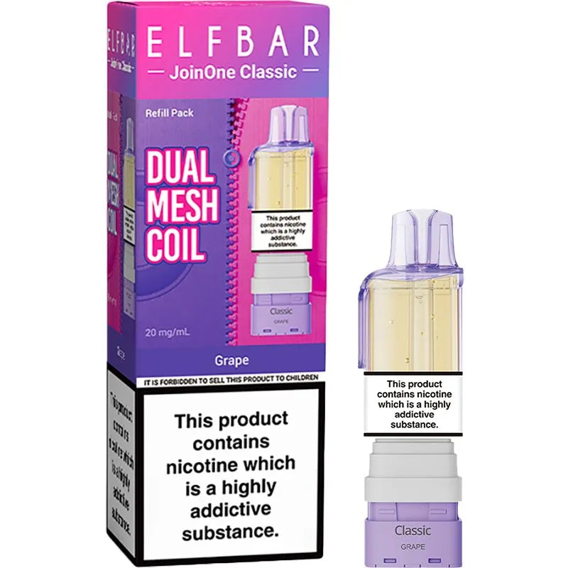 Grape Elf Bar JoinOne Classic Pod & Refill 12ml