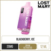 Blackberry Ice Lost Mary BM6000 Pod Vape Kit 12ml