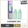 Blackcurrant Apple Lost Mary BM600 Pods 2 Pack