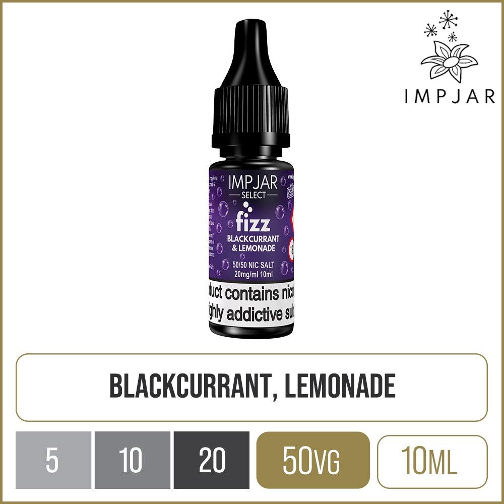 Blackcurrant & Lemonade Imp Jar Select E-Liquid 10ml