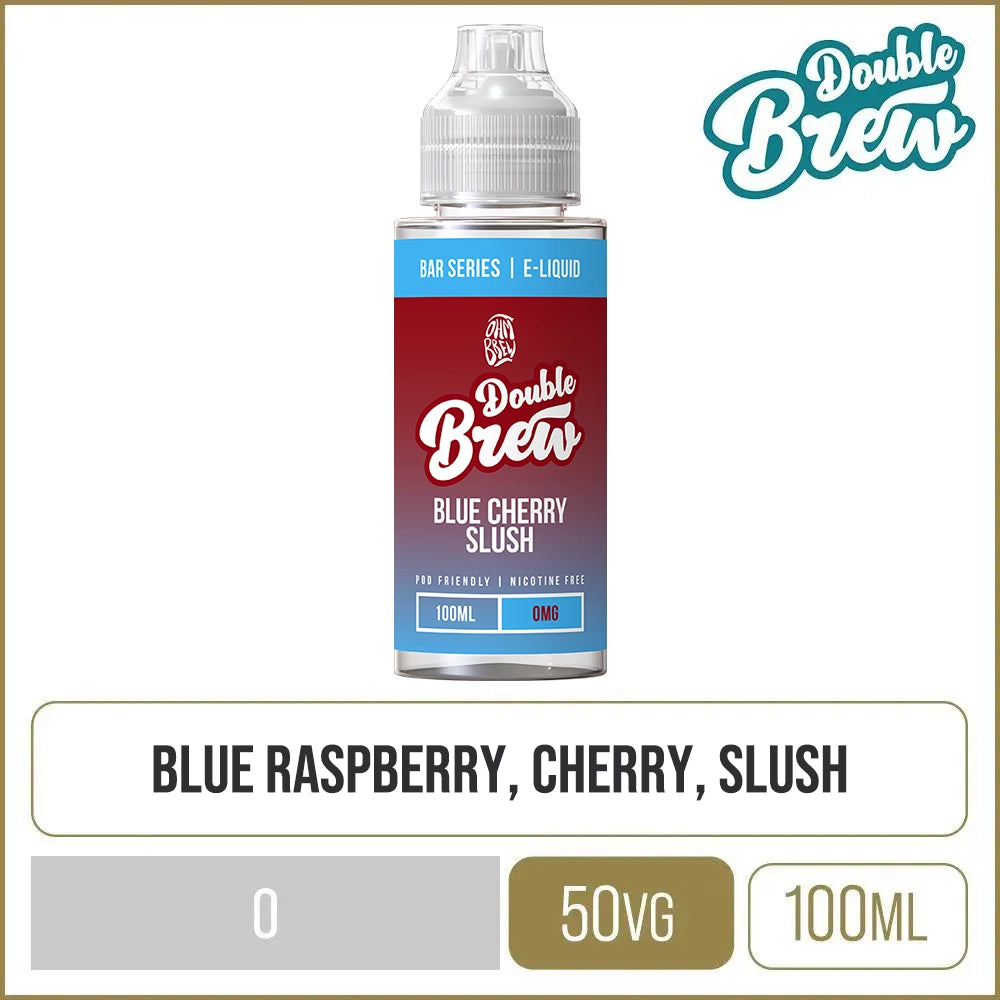 Blue Cherry Slush Double Brew E-Liquid 100ml