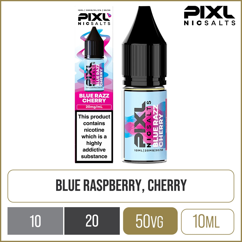 Blue Razz Cherry PIXL Nic Salts E-Liquid 10ml