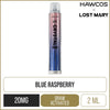 Blue Razz Hawcos x Lost Mary Crystal Pro Pod Vape Kit 2ml