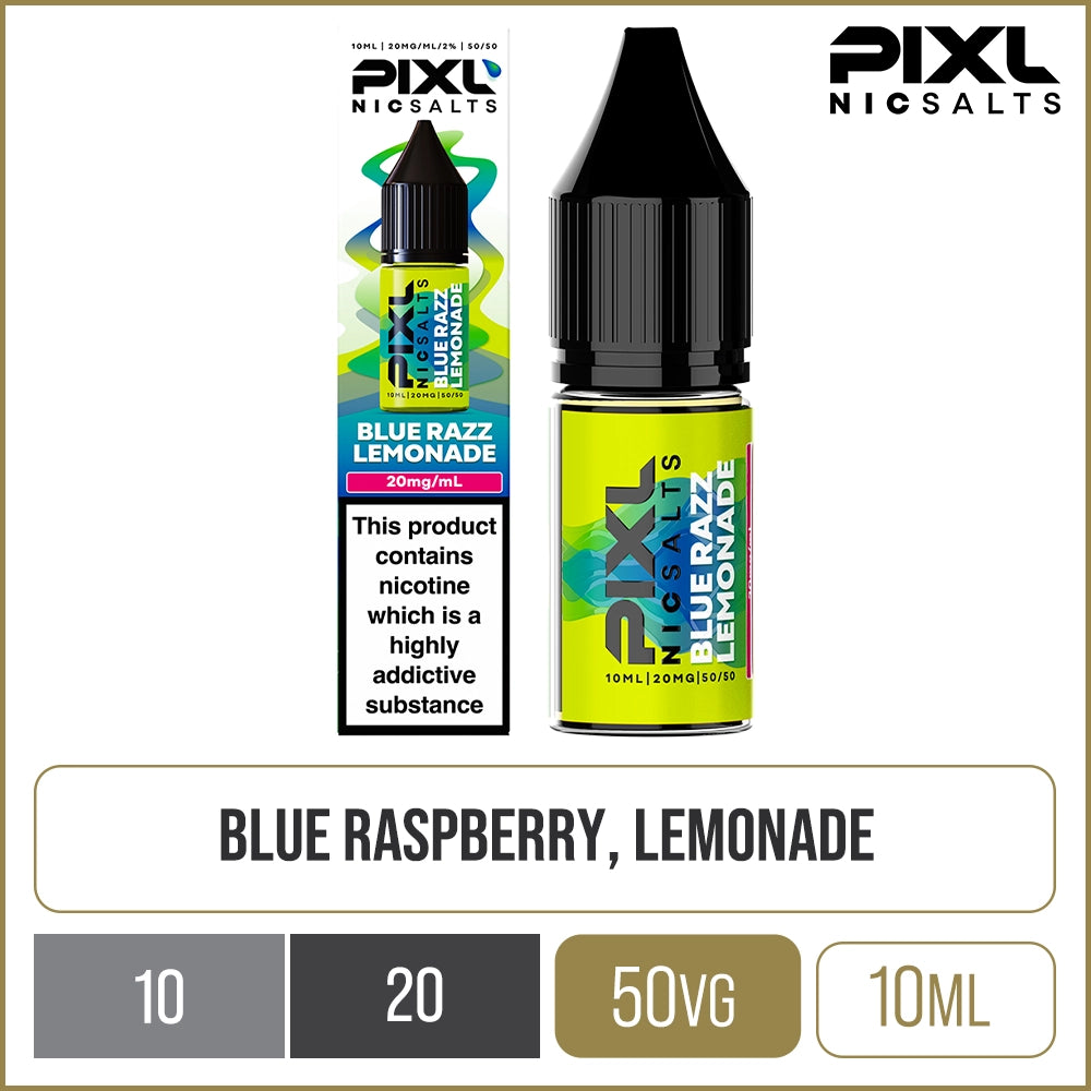 Blue Razz Lemonade PIXL Nic Salts E-Liquid 10ml