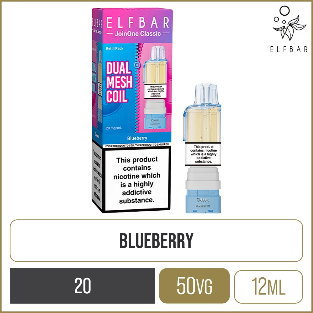 Blueberry Elf Bar JoinOne Classic Pod & Refill 12ml