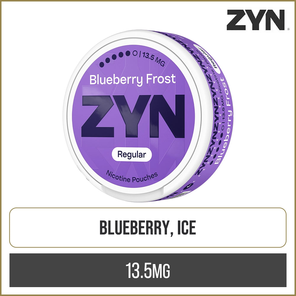 Blueberry Frost ZYN Regular Nicotine Pouches 21 Pack