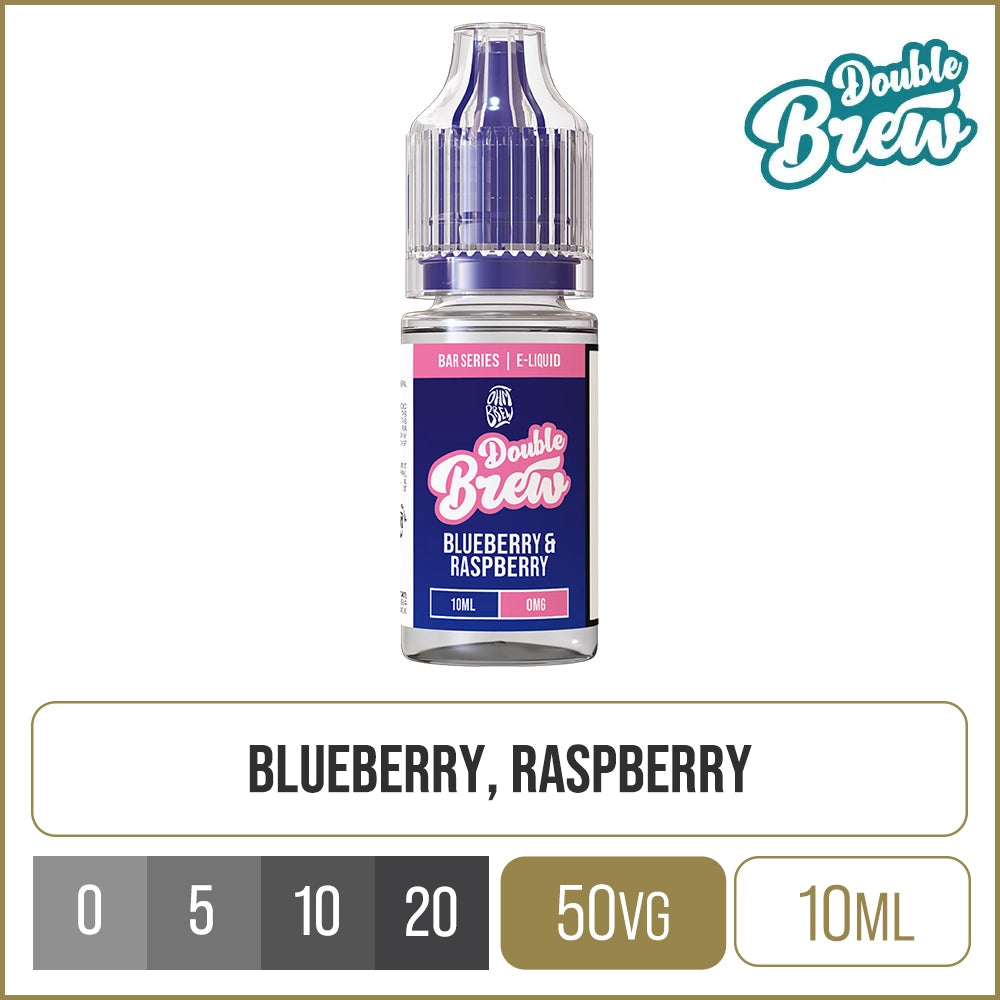 Blueberry & Raspberry Double Brew Bar Series E-Liquid 10ml