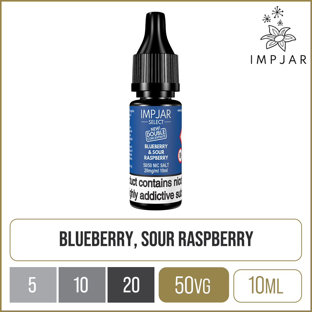 Blueberry Sour Raspberry Imp Jar Select E-Liquid 10ml