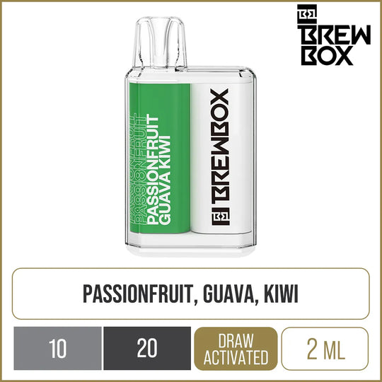 BrewBox Passionfruit Guava Kiwi Disposable Vape