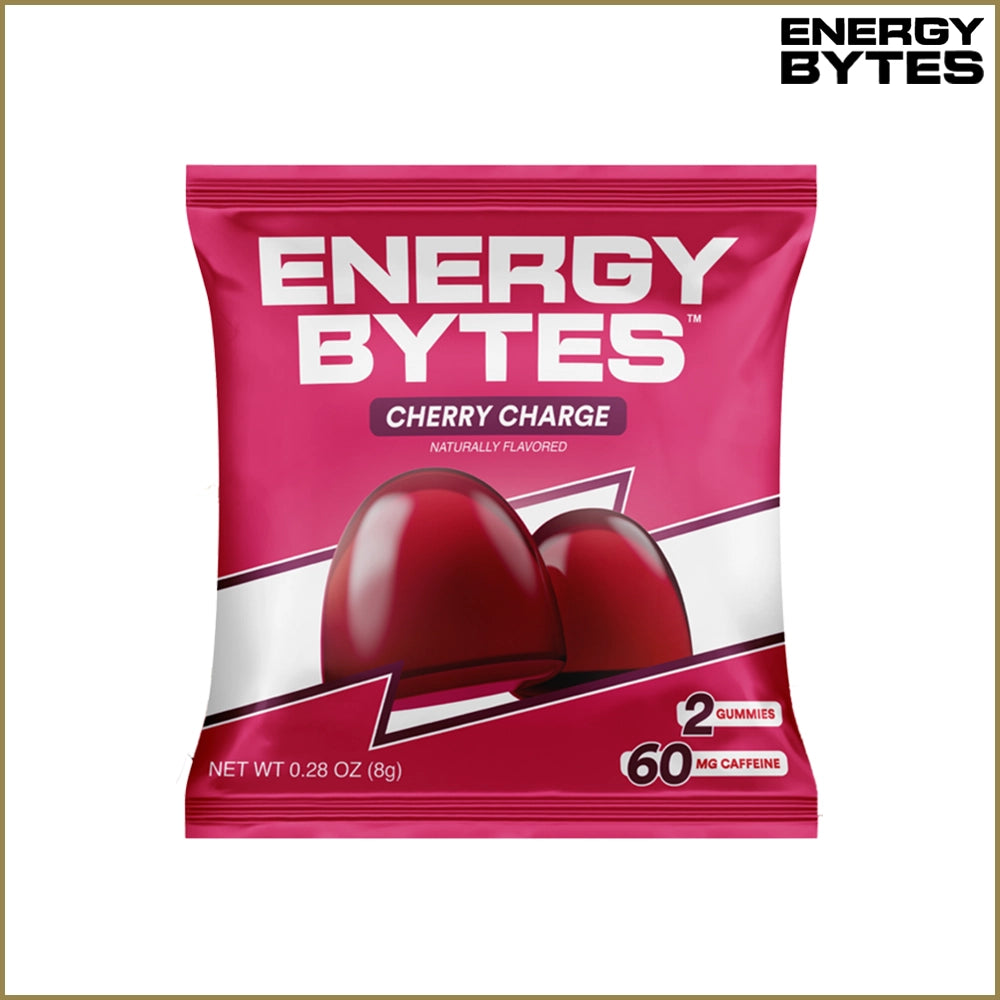 Cherry Charge Energy Bytes Caffeine Gummies 2 Pack