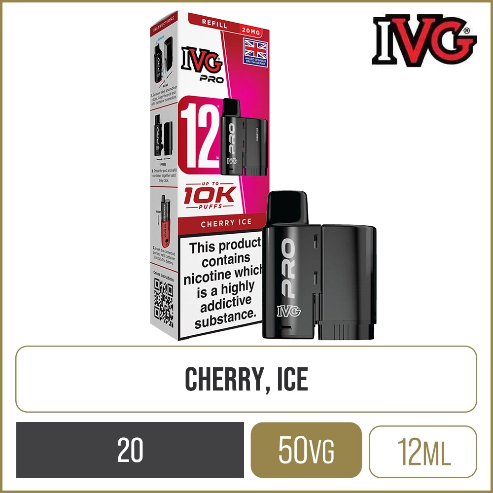 Cherry Ice IVG Pro Pod & Refill 12ml