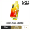 Cherry Peach Lemonade Lost Mary BM6000 Pod Vape Kit 12ml