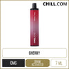 Cherry flavour Chill Zero 3000 disposable vape.