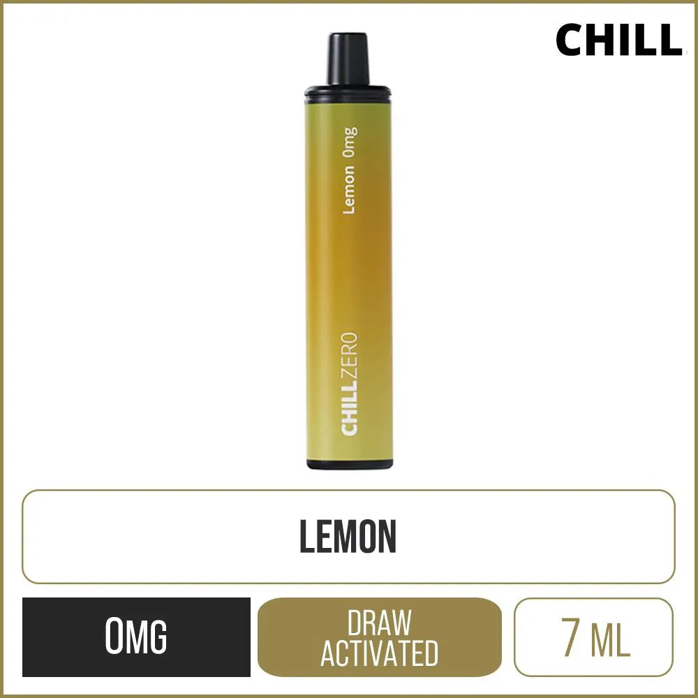 Chill Zero 3000 Lemon Rechargeable Disposable Vape 7ml