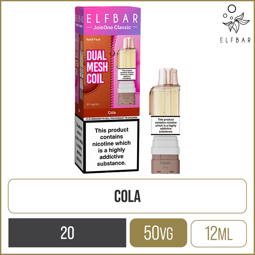 Cola Elf Bar JoinOne Classic Pod & Refill 12ml