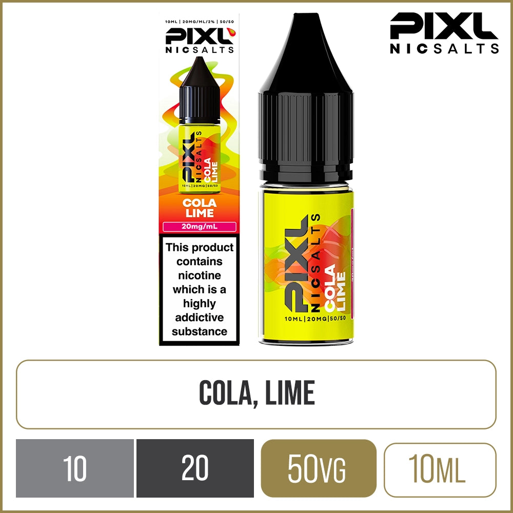 Cola Lime PIXL Nic Salts E-Liquid 10ml