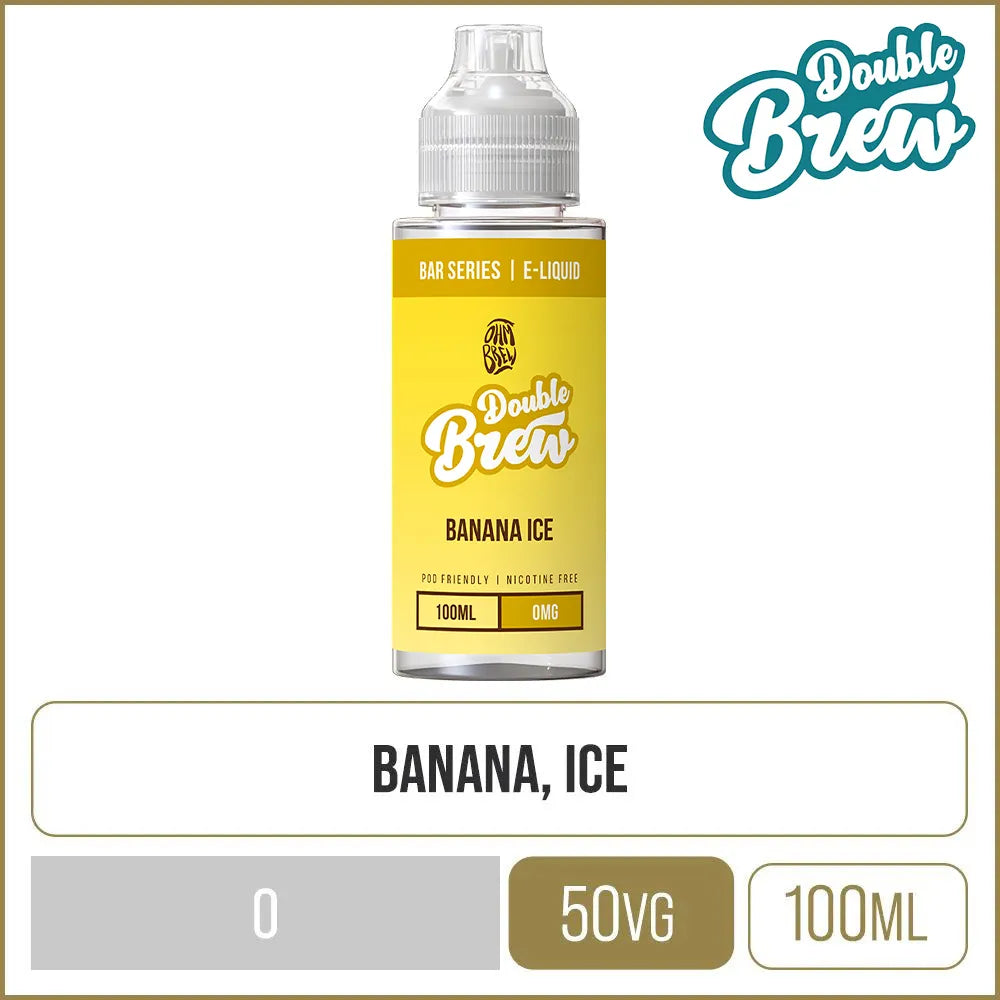 Double Brew Bar Series Banana Ice 100ml