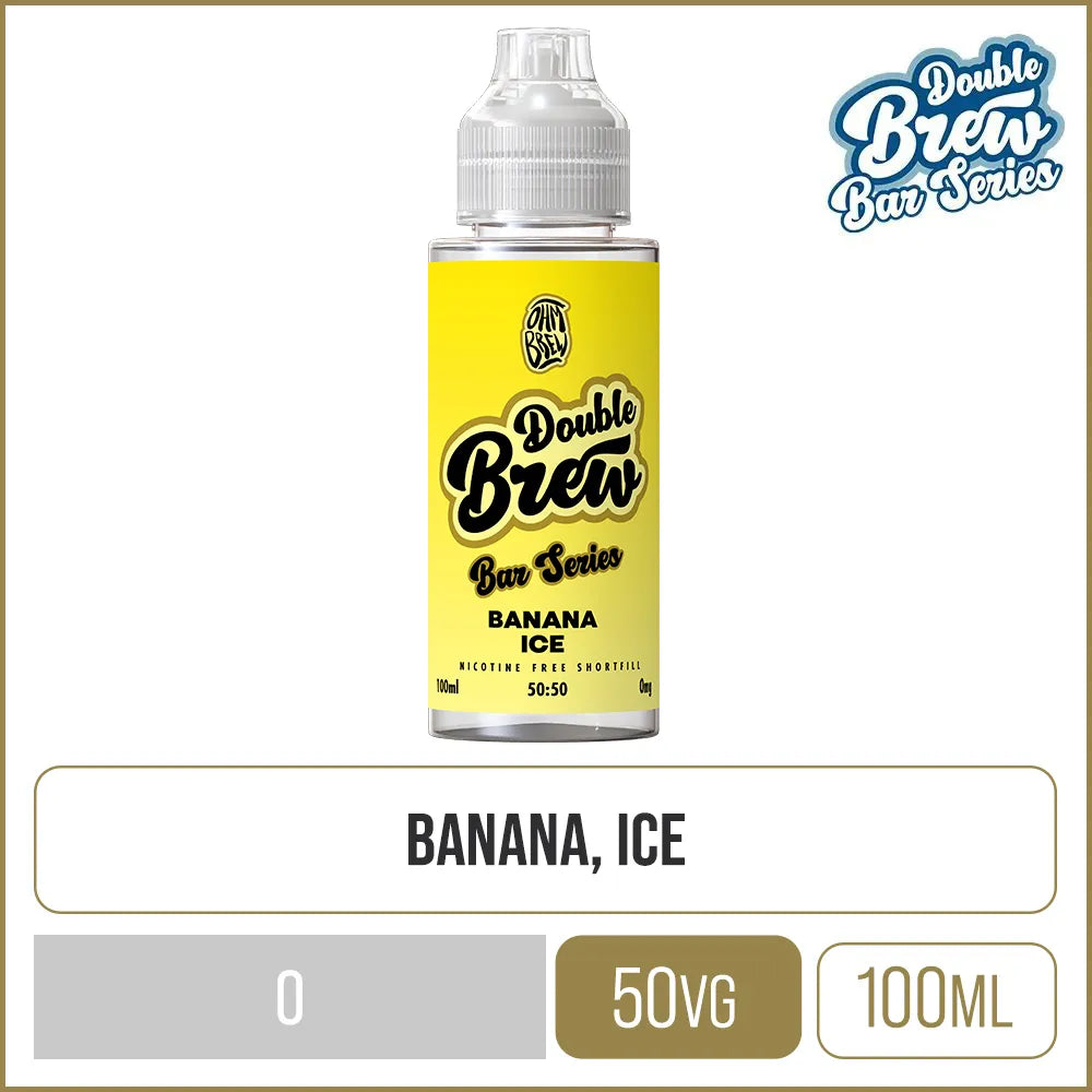 Double Brew Bar Series Banana Ice 100ml