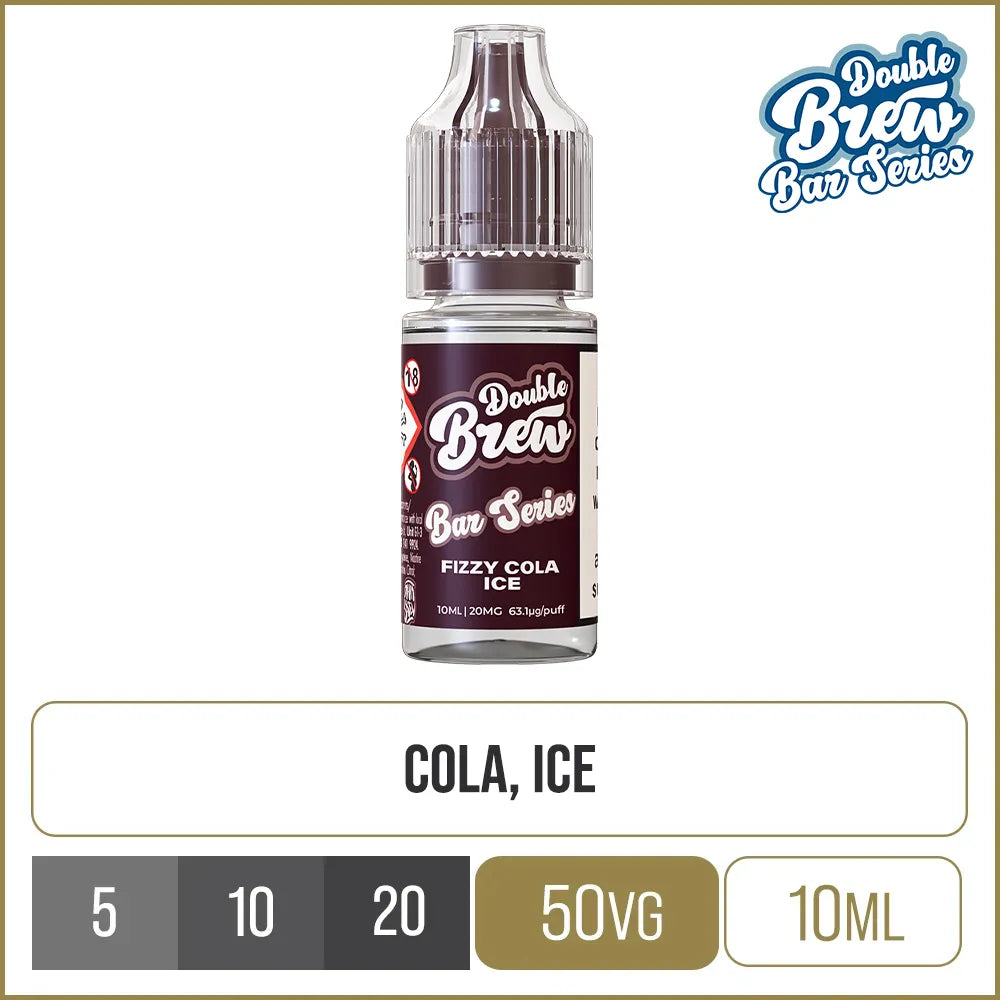 Double Brew Bar Series Fizzy Cola Ice E-Liquid 10ml