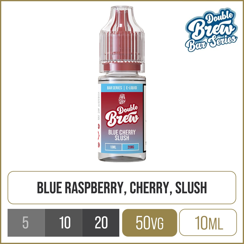 Blue Cherry Slush Double Brew Bar Series E-Liquid 10ml