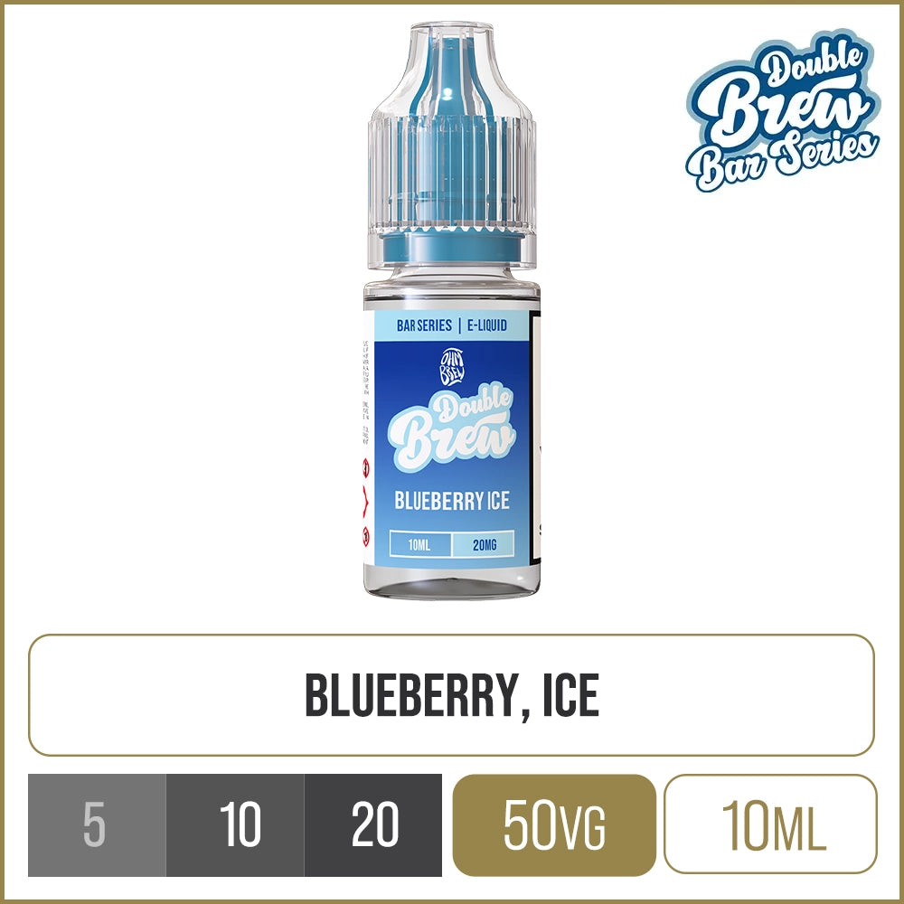 Blueberry Ice Double Brew Bar Series E-Liquid 10ml