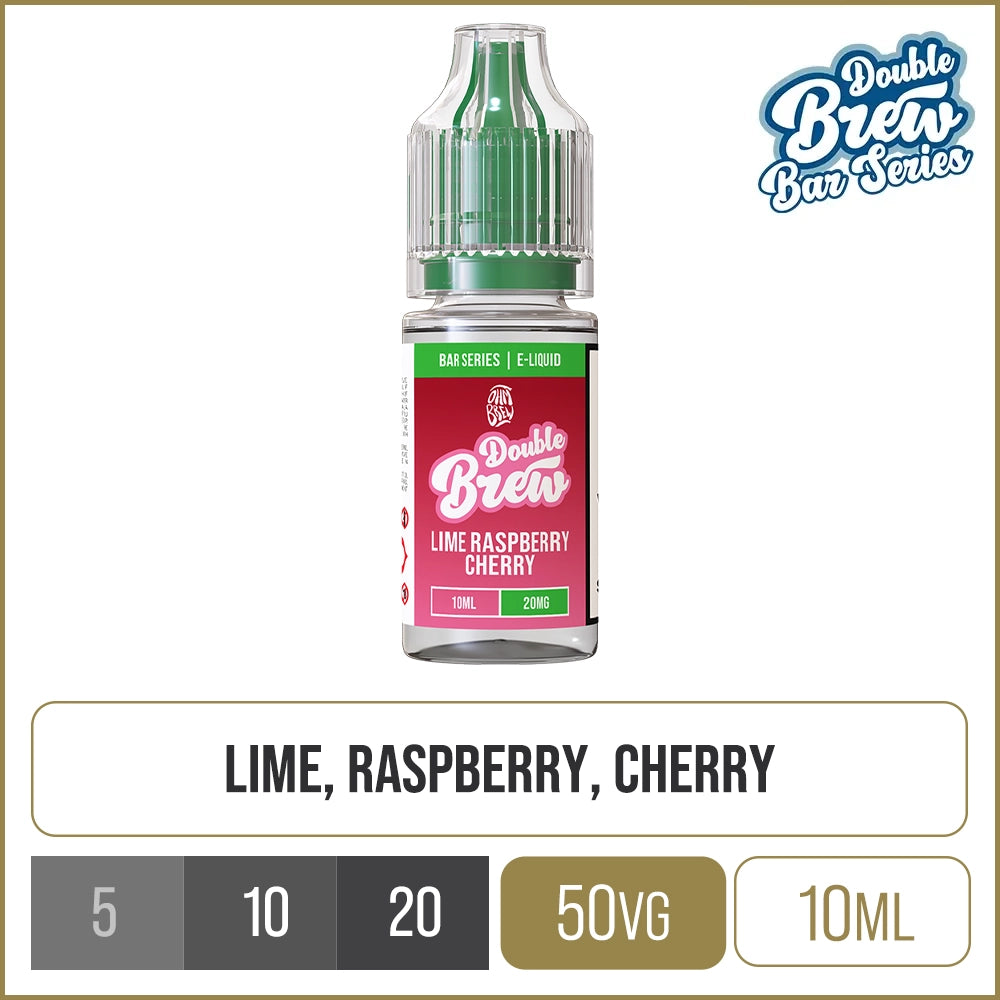 Lime Raspberry Cherry Double Brew Bar Series E-Liquid 10ml