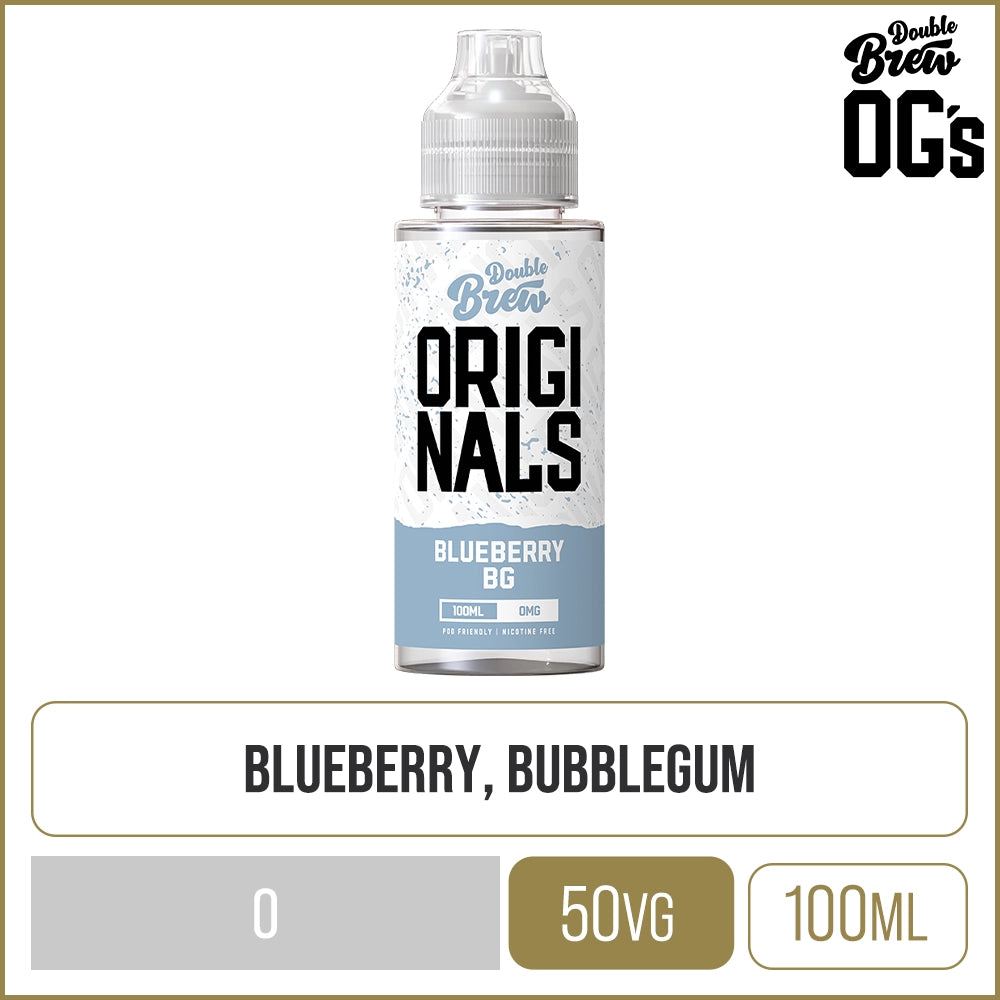 Double Brew Originals Blueberry BG E-Liquid 100ml