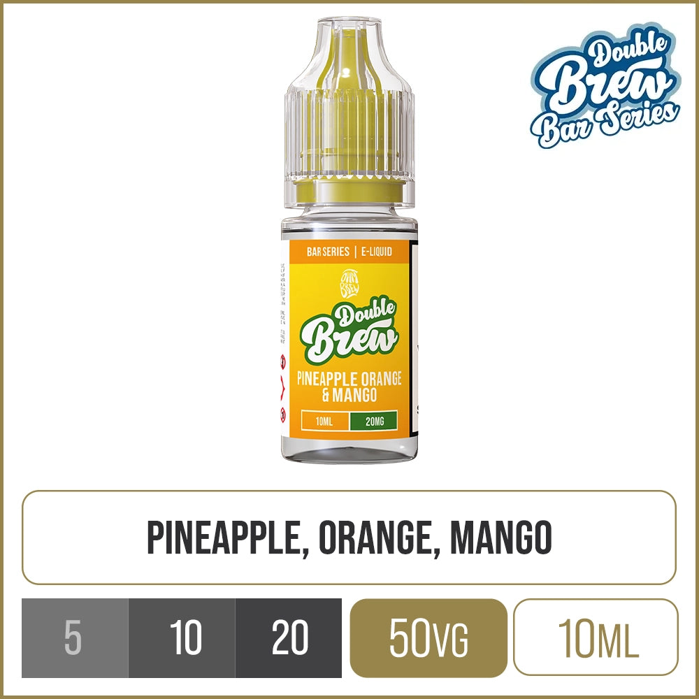Pineapple Orange & Mango Double Brew Bar Series E-Liquid 10ml
